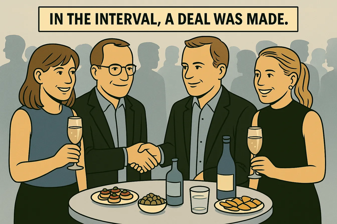 In the interval, a deal was made