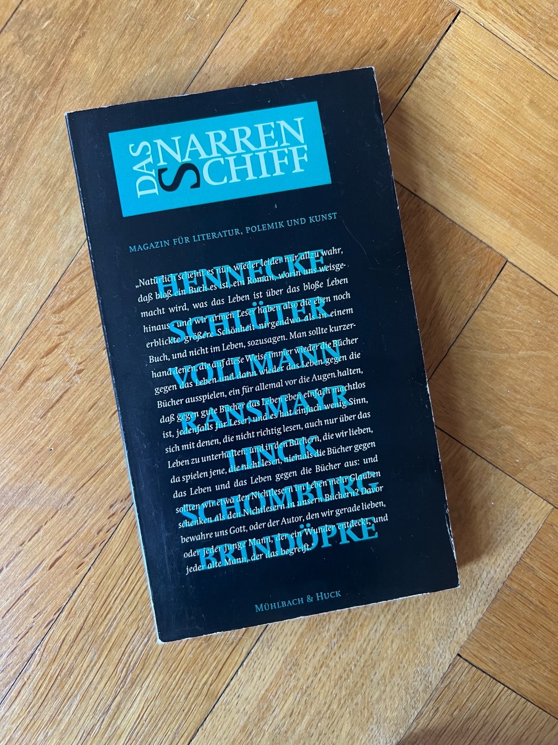 Das Narrenschiff (black cover)