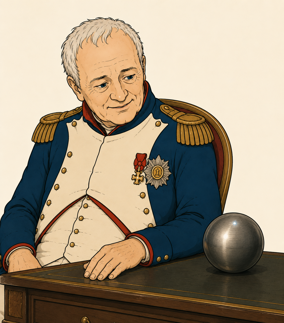 Napoleon at his desk